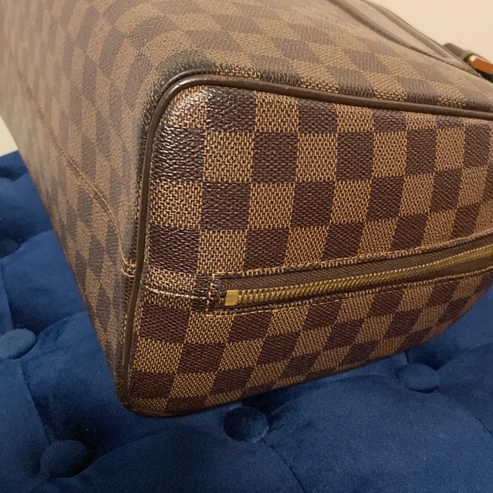 LOUIS VUITTON NOLITA DAMIER EBENE GM HAND BAG WITH DUST BAG